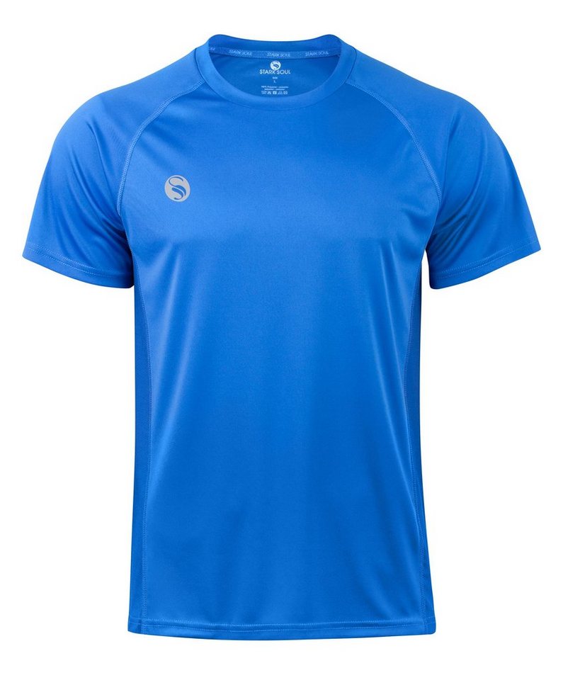 Stark Soul® Funktionsshirt Sportshirt, Fitness T-Shirt Reflect", Kurzarm Funktionsshirt mit seitlichen Mesh-Einsätzen" von Stark Soul®