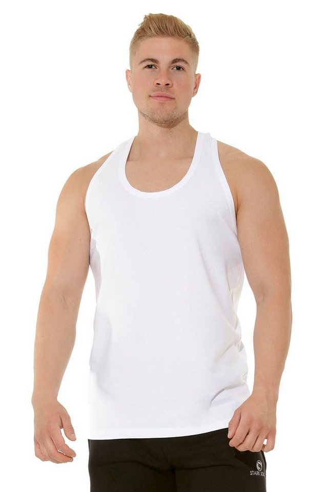 Stark Soul® Muscleshirt Muscle Shirt, U-Neck mit Racer-Back Lockerer Schnitt mit U-Ausschnitt von Stark Soul®