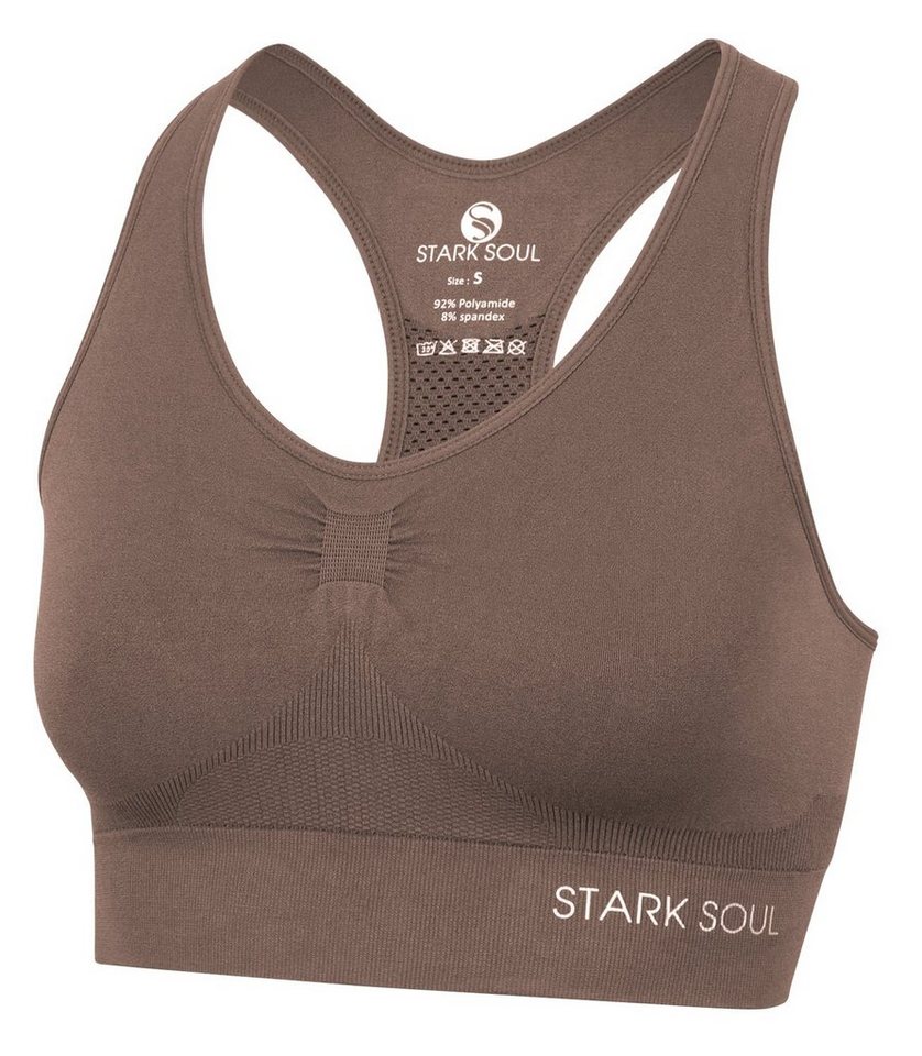 Stark Soul® Sport-BH Bra Light Support - Sport BH, doppellagig, für Damen Doppellagiges Material von Stark Soul®
