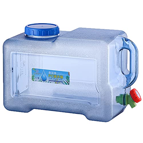 Starnearby 5L~22L Wasserkanister, Wasserkanister mit Hahn, Wassertank, Tragbarer Trinkwasserkanister, Wasserbehälter, Wasserkanister BPA frei, für Outdoor, Camping, Trinkder Speicher (18L) von Starnearby