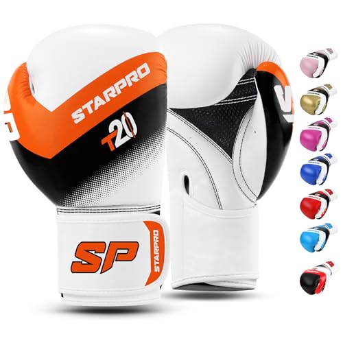 Boxing Gloves for Men & Women Training Sparring Kickboxing UFC MMA Muay Thai Pro Punching Fight Heavy Bag Mitts von Starpro