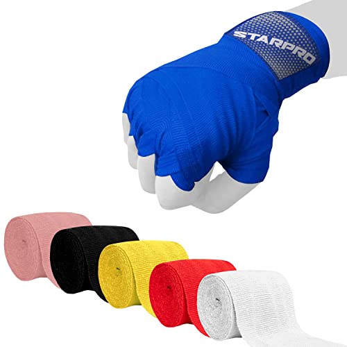 Starpro Boxbandagen Elastische Boxbandagen mit Daumenschlaufe 2,55m, 3,5m und 4,5m Für MMA, Kickboxen, Boxen Sport und Kampfsport Herren, Frauen & Kinder Langlebige Handgelenk Bandagen von Starpro