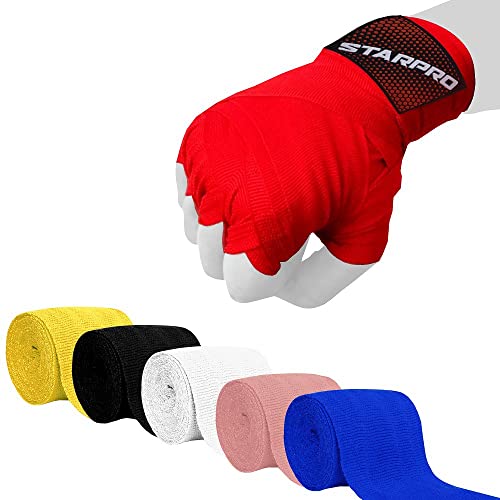 Starpro Boxbandagen Elastische Boxbandagen mit Daumenschlaufe 2,55m, 3,5m und 4,5m Für MMA, Kickboxen, Boxen Sport und Kampfsport Herren, Frauen & Kinder Langlebige Handgelenk Bandagen von Starpro