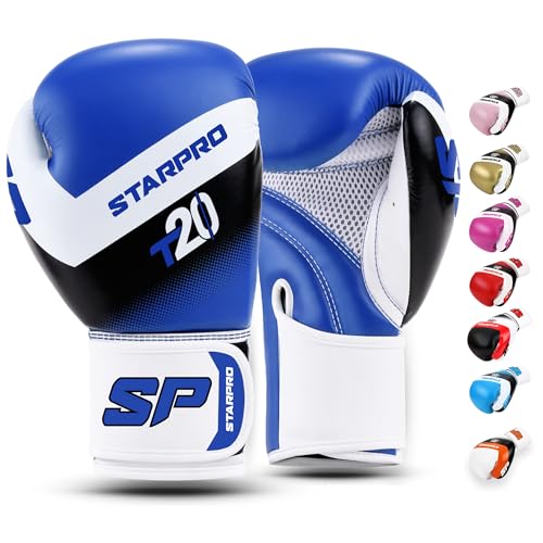 Starpro Boxhandschuhe für Harte Schläge & schnelles K.O. Boxhandschuhe Männer, Boxhandschuhe Damen, Box Handschuh Herren Set, Boxen Sport, Box Training, Box Handschuhe, Boxing Gloves von Starpro