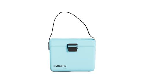 Steamy Classy 12 Kühlbox mit Schultergurt, 12 Liter, Sky Blue von Steamy