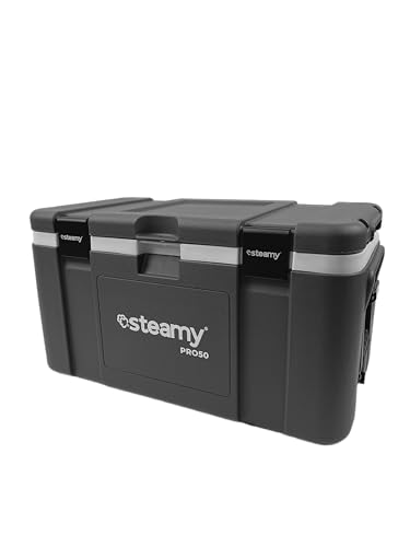 Steamy Pro 50 Kühlbox, 50 Liter, Grau von Steamy