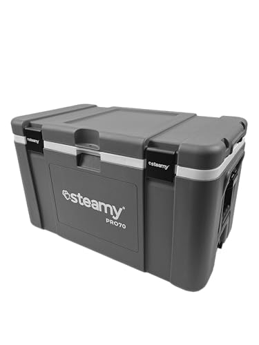 Steamy Pro 70 Kühlbox, 70 Liter, Grau von Steamy