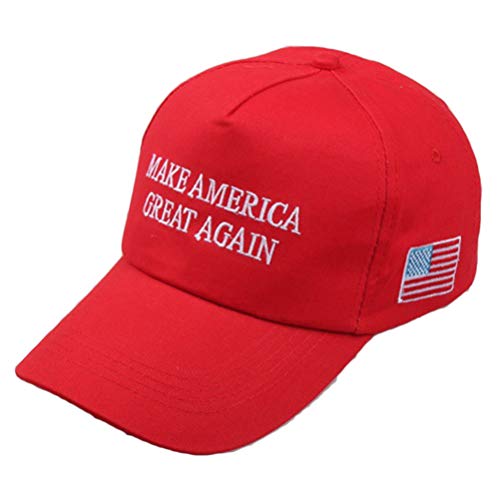 Trump Hat, Donald Trump Cap, verstellbare Baseballkappe, bestickt, mit Schriftzug Make America Great Again republikanische Baseball Mütze für Herren Damen Unisex von Stecto