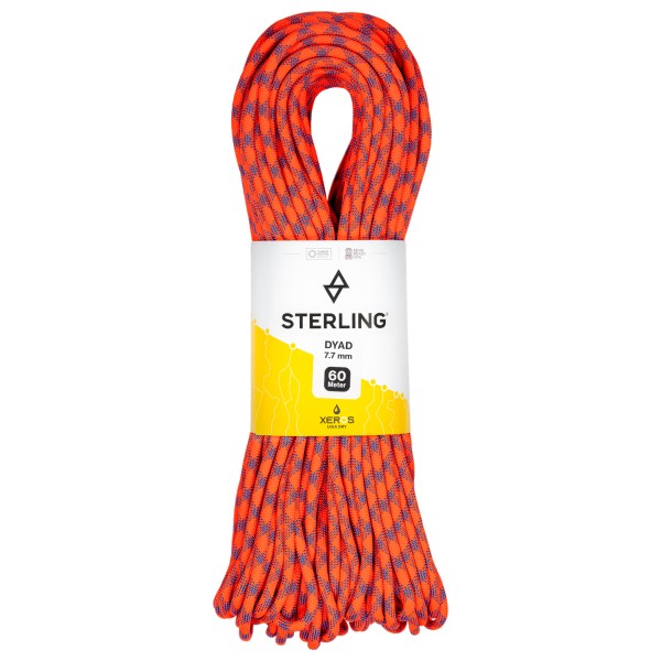 Sterling Rope - Dyad 7.7 - Halbseil Gr 30 m rot von Sterling Rope