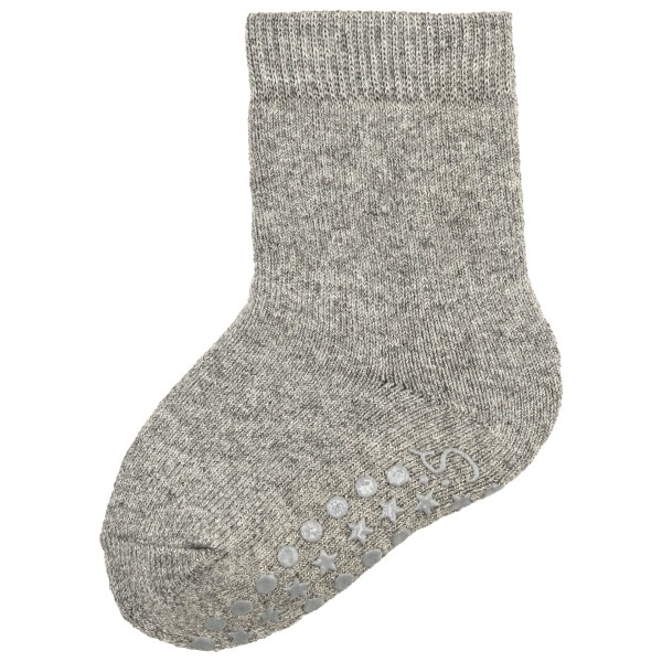 Sterntaler - Kid's ABS Woll-Socken Uni - Hüttenschuhe Gr 21/22 grau von Sterntaler