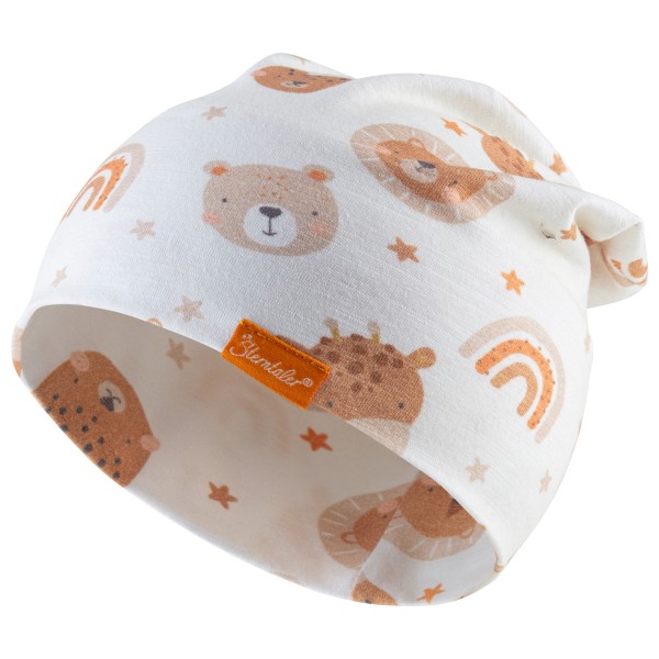 Sterntaler - Kid's Beanie Tiergesicht - Mütze Gr 47 cm grau von Sterntaler