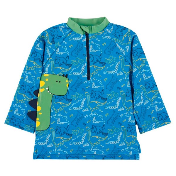 Sterntaler - Kid's Langarm-Schwimmshirt Dino - Lycra Gr 110/116 blau von Sterntaler