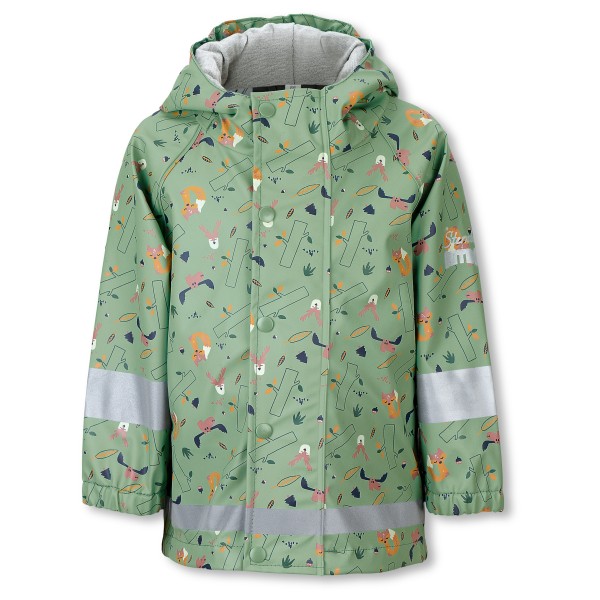 Sterntaler - Kid's Regenjacke Waldtiere - Regenjacke Gr 128 grün von Sterntaler