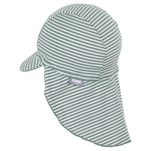 Sterntaler - Kid's Schirmmütze Nackenschutz Hai - Cap Gr 47 cm grau von Sterntaler