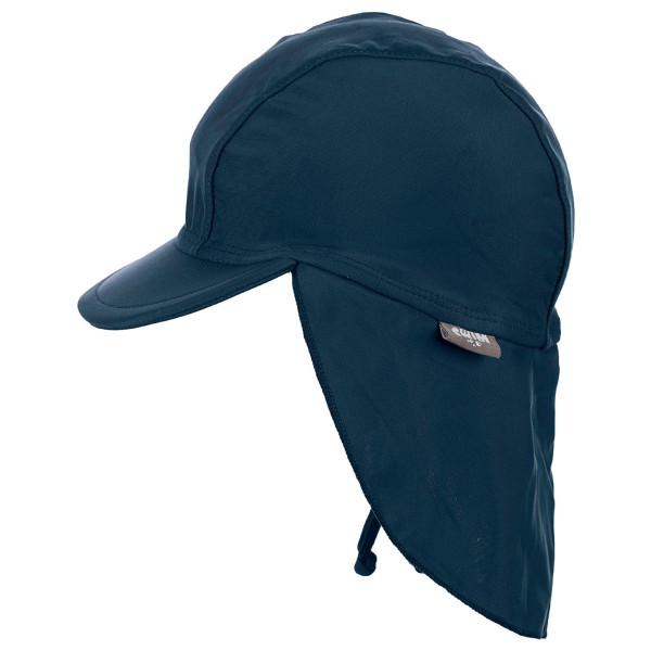 Sterntaler - Kid's Schirmmütze Nackenschutz mit Kordel - Cap Gr 45 cm blau von Sterntaler