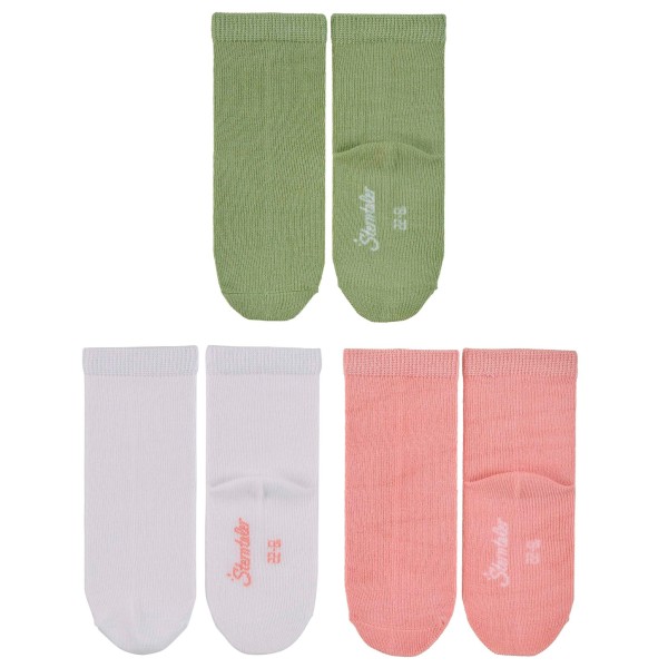 Sterntaler - Kid's Söckchen 3-Pack Uni - Multifunktionssocken Gr 19-22 rosa von Sterntaler