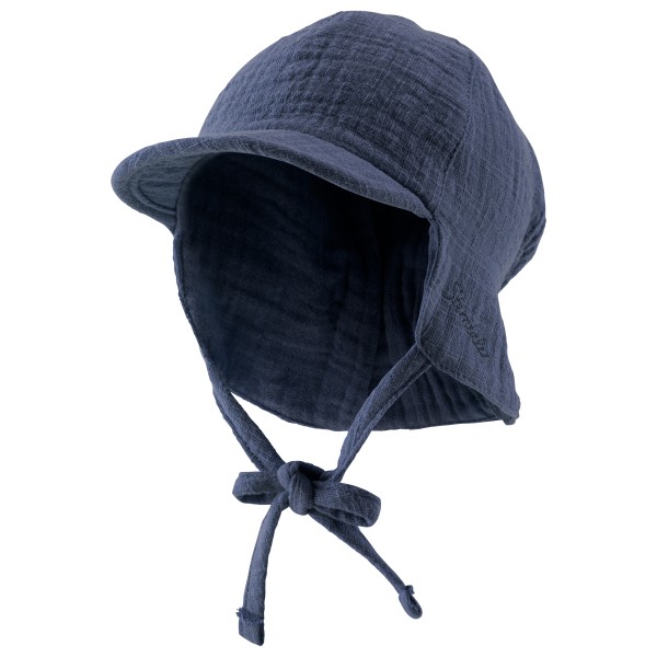 Sterntaler - Kid's gefütterte Schirmmütze Nacken Uni - Cap Gr 41 cm blau von Sterntaler