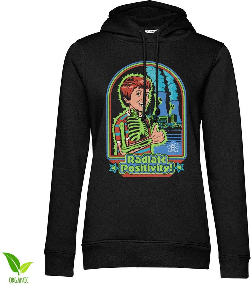 Steven Rhodes Hoodie Radiate Positivity Girly Hoodie von Steven Rhodes