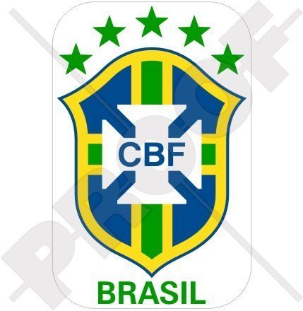 BRASILIEN Brasilianische Nationalmannschaft, Brasilien120mm Auto & Motorrad Aufkleber, Vinyl Sticker von StickersWorld