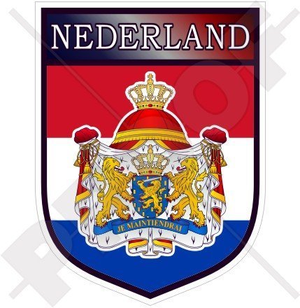 NIEDERLANDE Holland Niederlande NIEDERLÄNDISCHER Schild 100mm Auto & Motorrad Aufkleber, Vinyl Sticker von StickersWorld