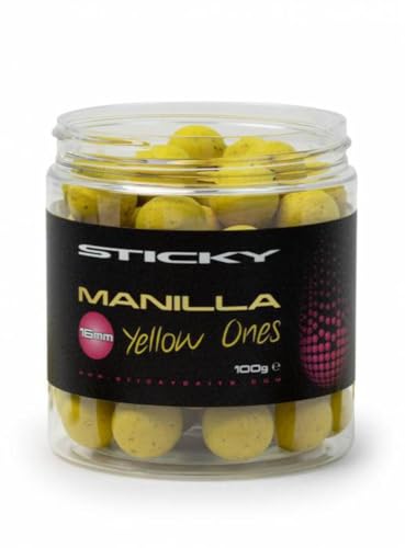 Manilla Yellow Ones 12mm 100g Pot von Sticky Baits