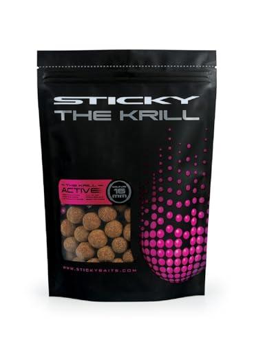Sticky Baits The Krill Active Shelf Life Boilies 20mm 1Kg von Sticky Baits