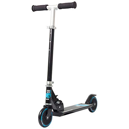 STIGA Tretroller Scooter Comet 120-S City-Roller für Kinder ab 5 Jahre, Höhenverstellbar und Klappbar – Blau/Schwarz von Stiga