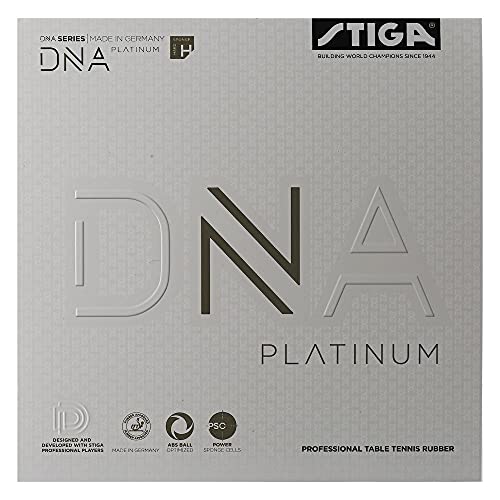 Stiga Unisex-Adult DNA Platinum H Tischtennisbelag, Rot, 2.3 von Stiga