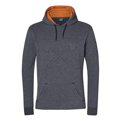 Stihl Hoodie Axe, grau/Orange Melange, l von Stihl