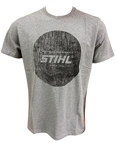 Stihl T-Shirt-Wood Circle Grey, grau, 2XL von Stihl
