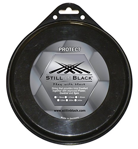 Still in Black M Protect Seil für Tennisschläger Unisex Erwachsene, Grau von Still in Black