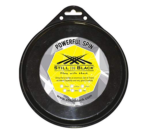 Still in Black Powerful Spin Tennissaite Unisex, Uni, SIB2POWERFULSPINS130, Silber, 1,30 mm von Still in Black