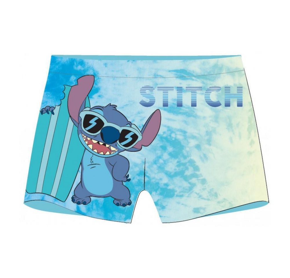 Stitch Badeshorts Stitch Badeshorts für Jungen, Blau - Türkis Farbverlauf, Größen von Stitch