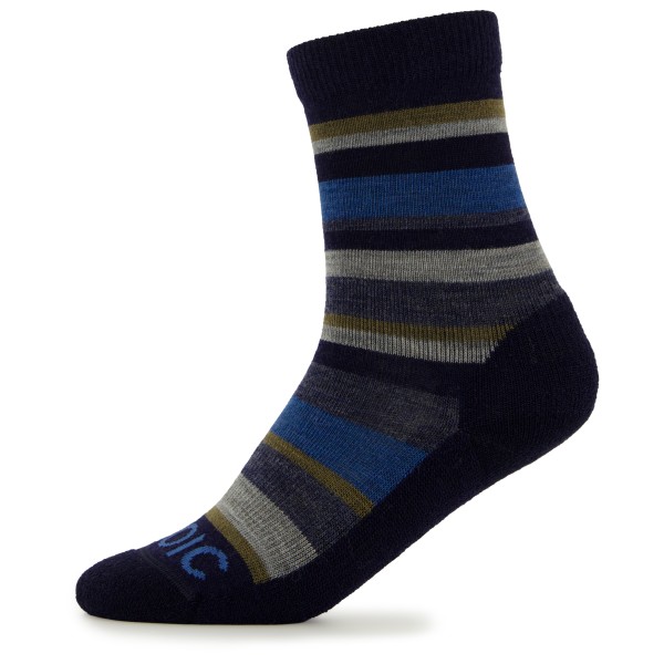 Stoic - Kid's Merino Trekking Crew Socks Stripes - Wandersocken Gr 35-38 blau von Stoic