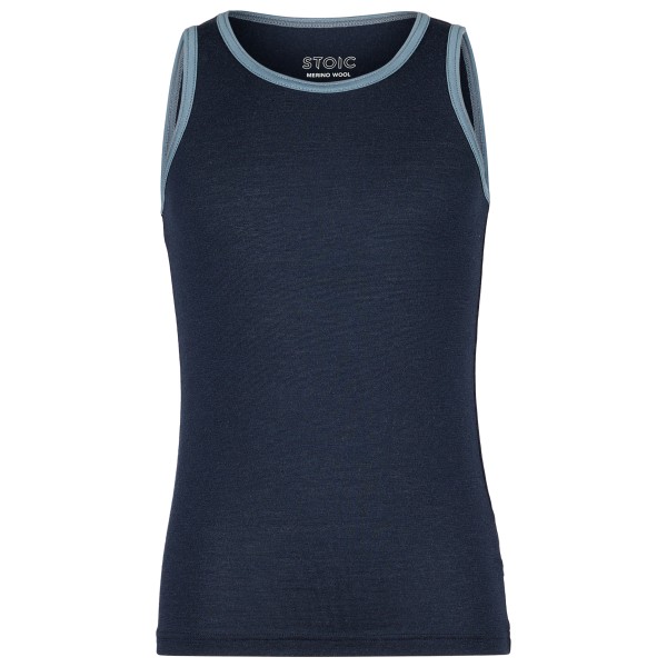 Stoic - Kid's Merino150 AlsenSt. Tank - Merinounterwäsche Gr 140 blau von Stoic