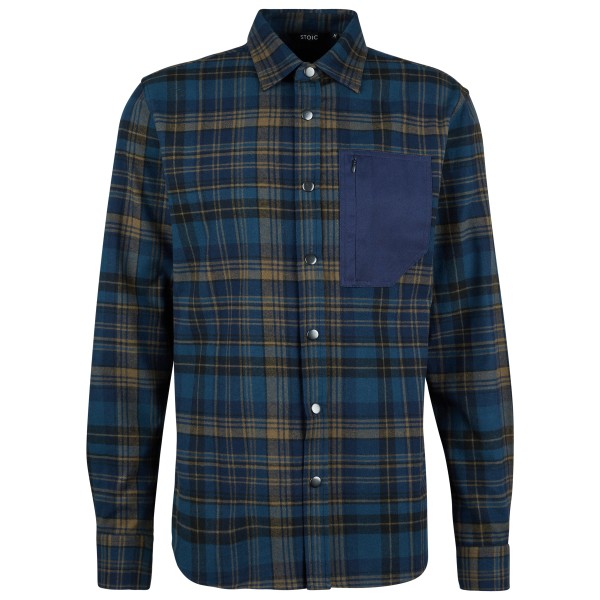 Stoic - MMXX.Locksta Flannel Shirt - Hemd Gr S blau von Stoic