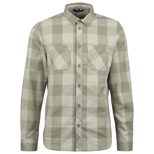 Stoic - MMXX.Storuman Hemp Flannel Shirt - Hemd Gr S grau von Stoic