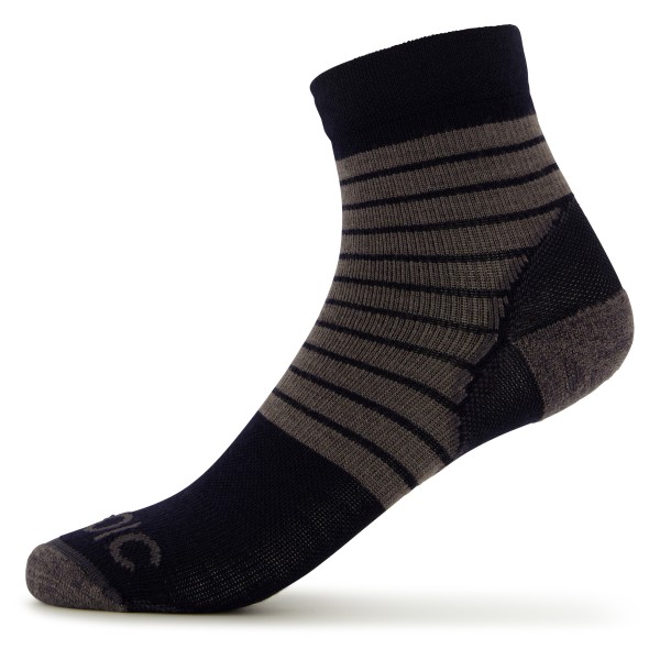 Stoic - MTB Quarter Socks - Radsocken Gr 36-38;39-41;42-44;45-47 schwarz;schwarz/oliv von Stoic