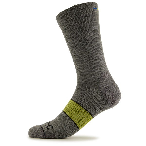 Stoic - Merino Light Low Compression Socks - Wandersocken Gr 42-44 grau von Stoic