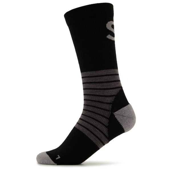 Stoic - Merino MTB Socks - Radsocken Gr 42-44 schwarz von Stoic