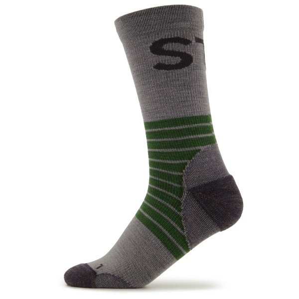 Stoic - Merino MTB Socks - Radsocken Gr 45-47 grau von Stoic