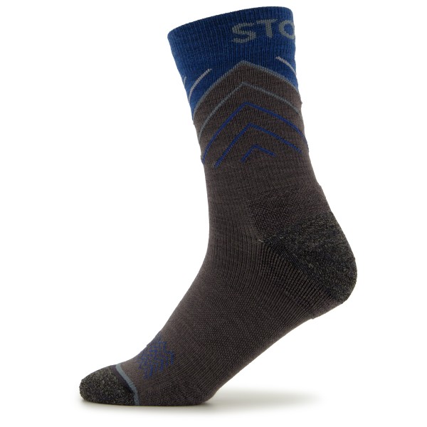 Stoic - Merino Running Socks Q+ - Laufsocken Gr 39-41 schwarz von Stoic