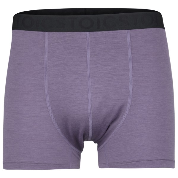 Stoic - Merino150 AlsenSt. Boxer - Merinounterwäsche Gr L rosa/grau von Stoic