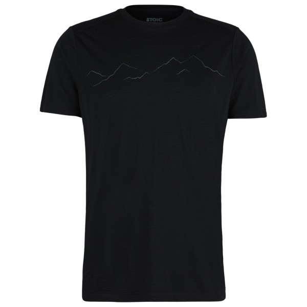 Stoic - Merino150 Heladagen T-Shirt Fjäll - Merinoshirt Gr 4XL schwarz von Stoic