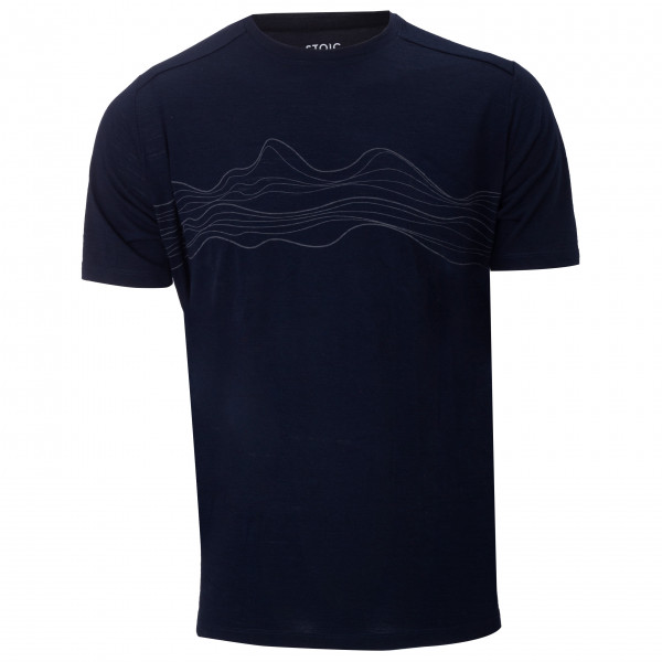 Stoic - Merino150 HeladagenSt. T-Shirt Mountain - Merinoshirt Gr 5XL blau von Stoic