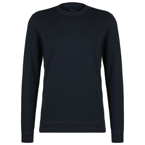Stoic - Merino260 MMXX.Göteborg Crew - Merinopullover Gr S schwarz von Stoic
