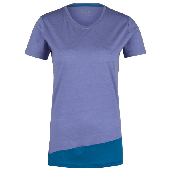 Stoic - Women's Merino150 HeladagenSt. T-Shirt Multi slim - Merinoshirt Gr 42 lila von Stoic