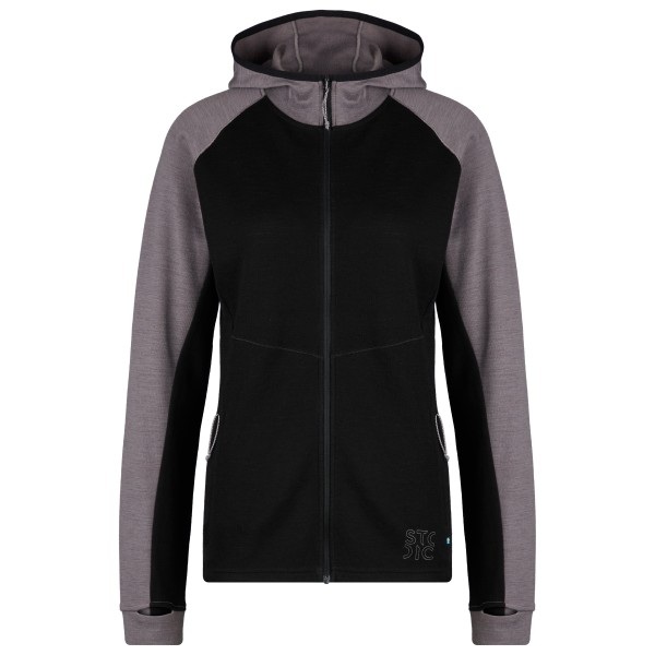 Stoic - Women's Merino260 StadjanSt. Hoody - Merinohoodie Gr 42 schwarz von Stoic