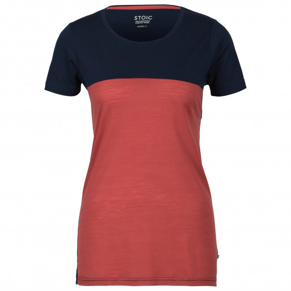 Stoic - Women's MerinoMesh150 BensjonSt. II T-Shirt - Merinoshirt Gr 40 rot von Stoic