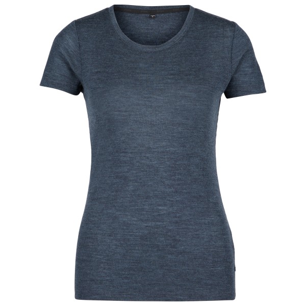 Stoic - Women's MerinoRib RonnebySt. Shirt - Merinoshirt Gr 3XL blau von Stoic